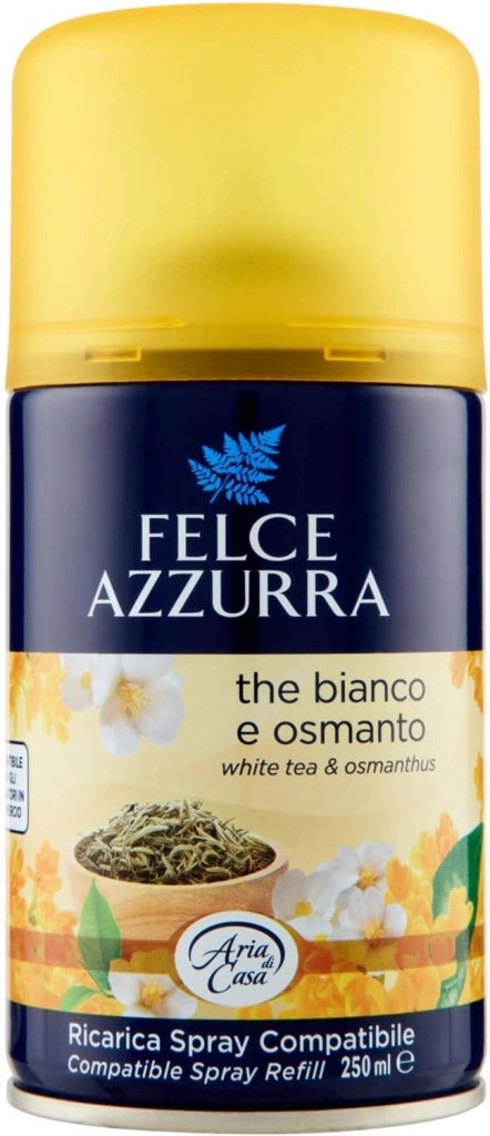 FELCE AZZURRA PROFUMATORE PER AMBIENTE AUTOMATICO RICARICA DA 250 ML FRAGRANZA THE BIANCO