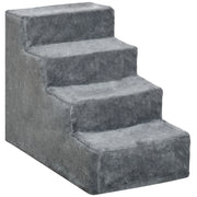 Scala per Cani 4 Gradini ¨C Minimal ¨C 60x35x44 cm Grigio