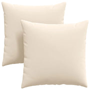 Cuscini da Divano 2 pz | Cuscini per sedie Beige 80 x 80 cm Tessuto