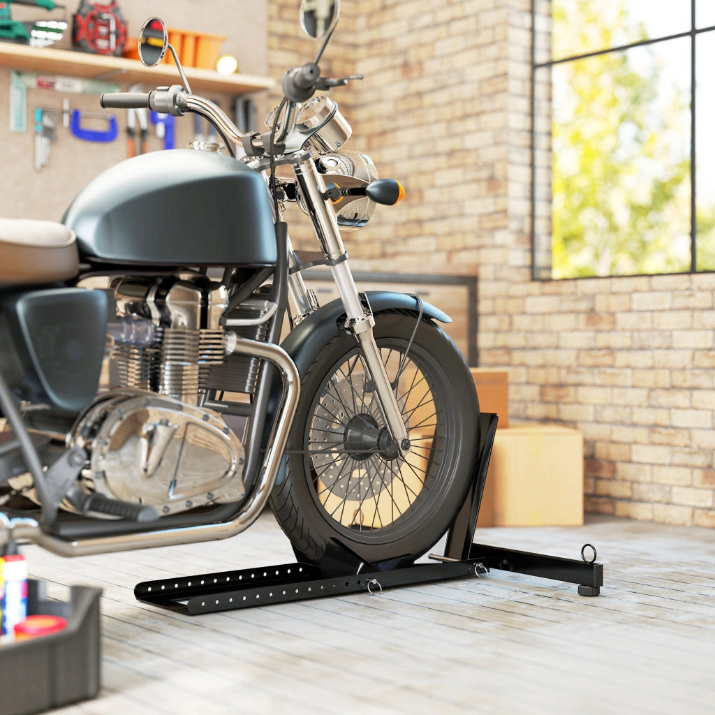 Supporto per gomma moto regolabile ¨C Minimal ¨C Nero per ?34-84 cm 816,5 kg