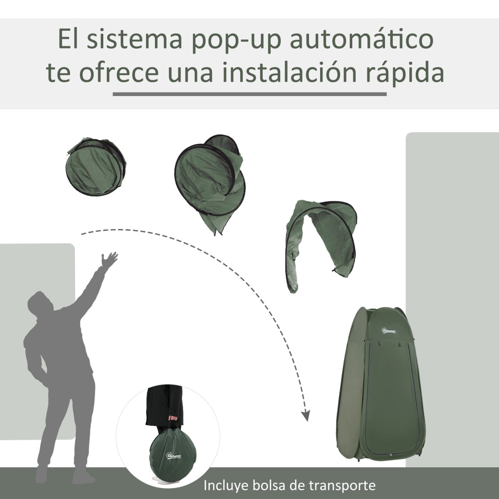 Tienda da doccia ¨C Minimal ¨C Verde 100x100x185 cm