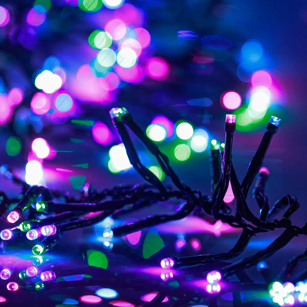 Gruppo Stringa LED con 1000 LED Pastello Multicolore 11 m PVC 343243