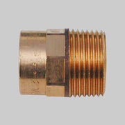 NIPLES BRONZO FILETTATO MASCHIO A SALDARE FEMMINA  54 x 2     MADE IN ITALY