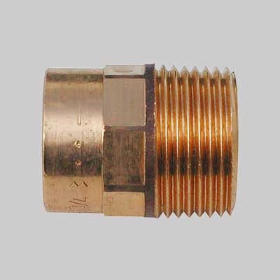 NIPLES BRONZO FILETTATO MASCHIO A SALDARE FEMMINA  54 x 2     MADE IN ITALY