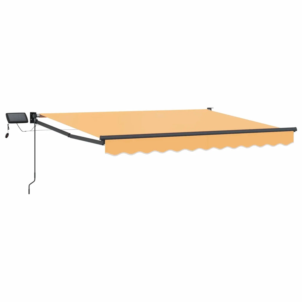 Tenda retrattile manuale con LED Sabbia 3425872