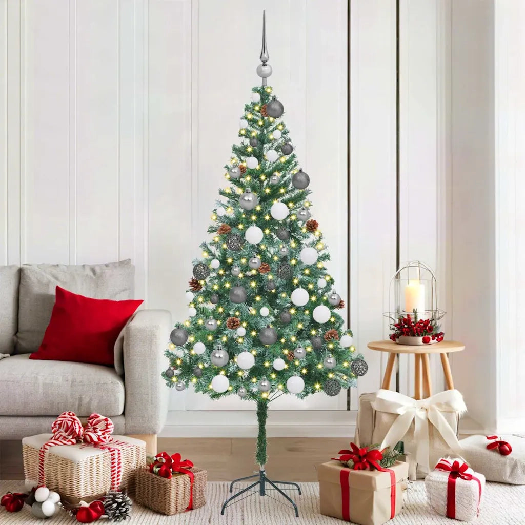 Albero di Natale artificiale Verde 180 cm PVC e Acciaio 3396713