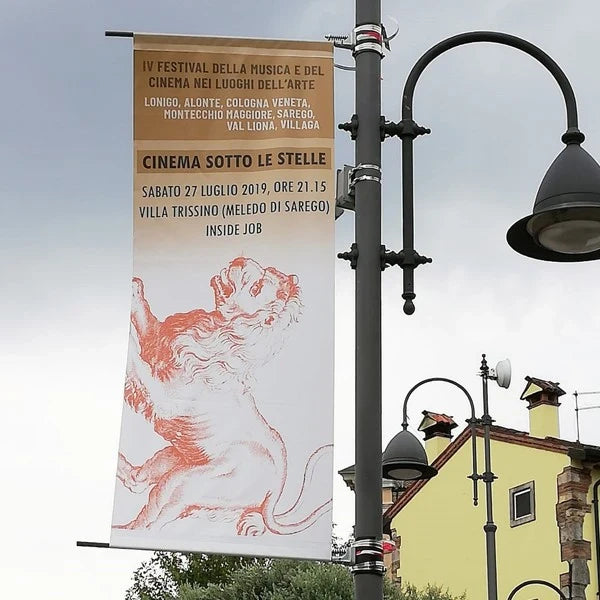 Porta Banner per pali e da parete - Per Pali