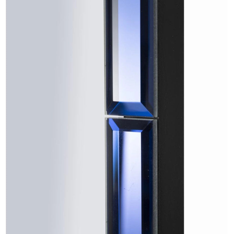 Specchio Da Muro Berlino Blu cm 55x2x150 (misura Specchio cm 49x143,5)