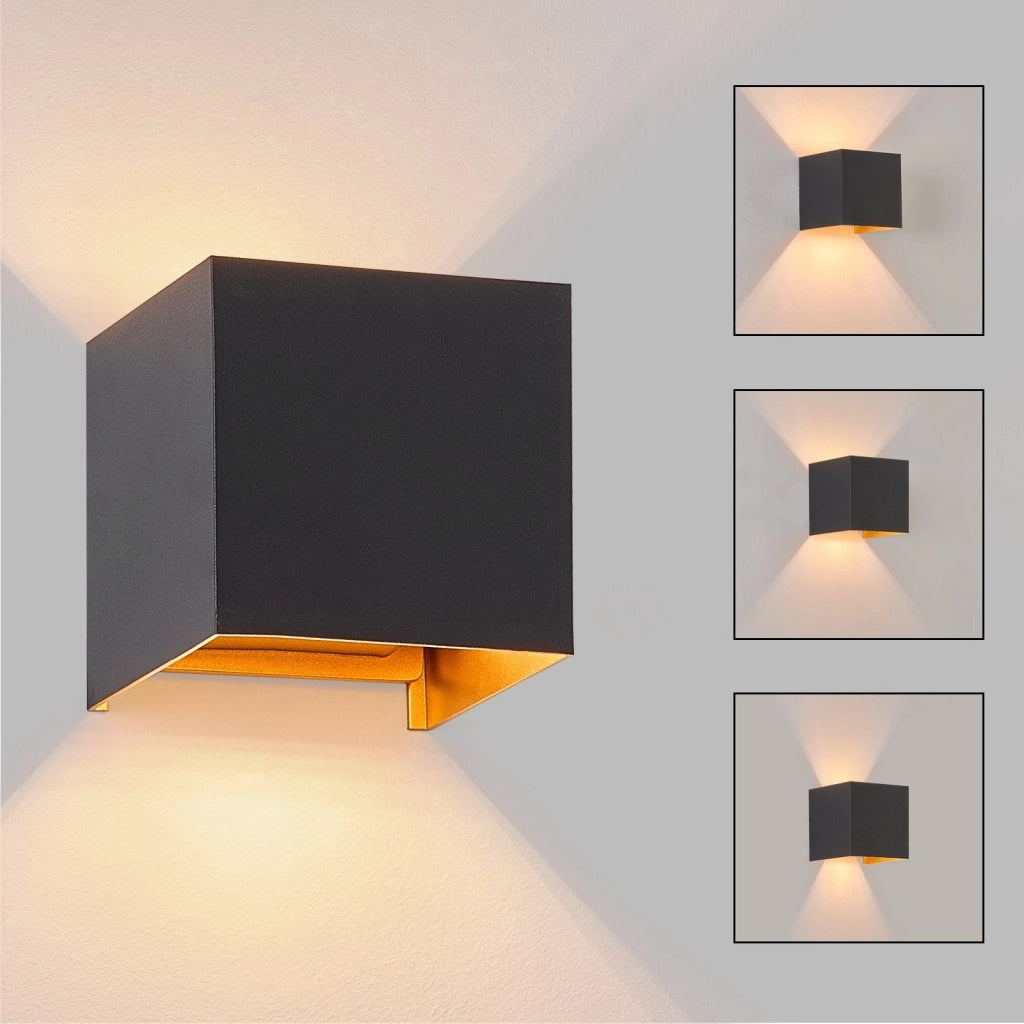ZMH Applique Applique LED da interno 2ER Bianco caldo G9 Applique da esterno IP65