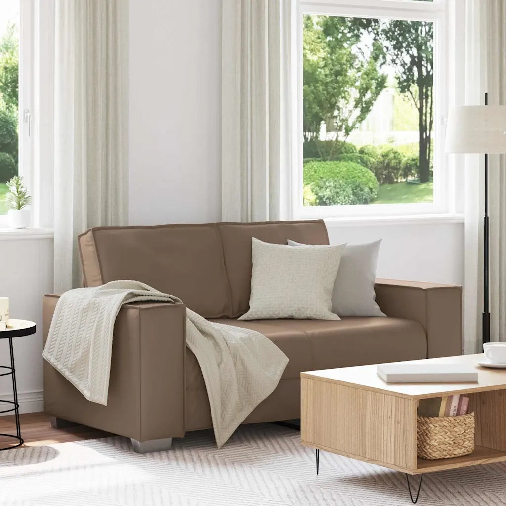 Divano-Sofa-Divanetto Cappuccino 160 x 78 x 84 cm Tessuto