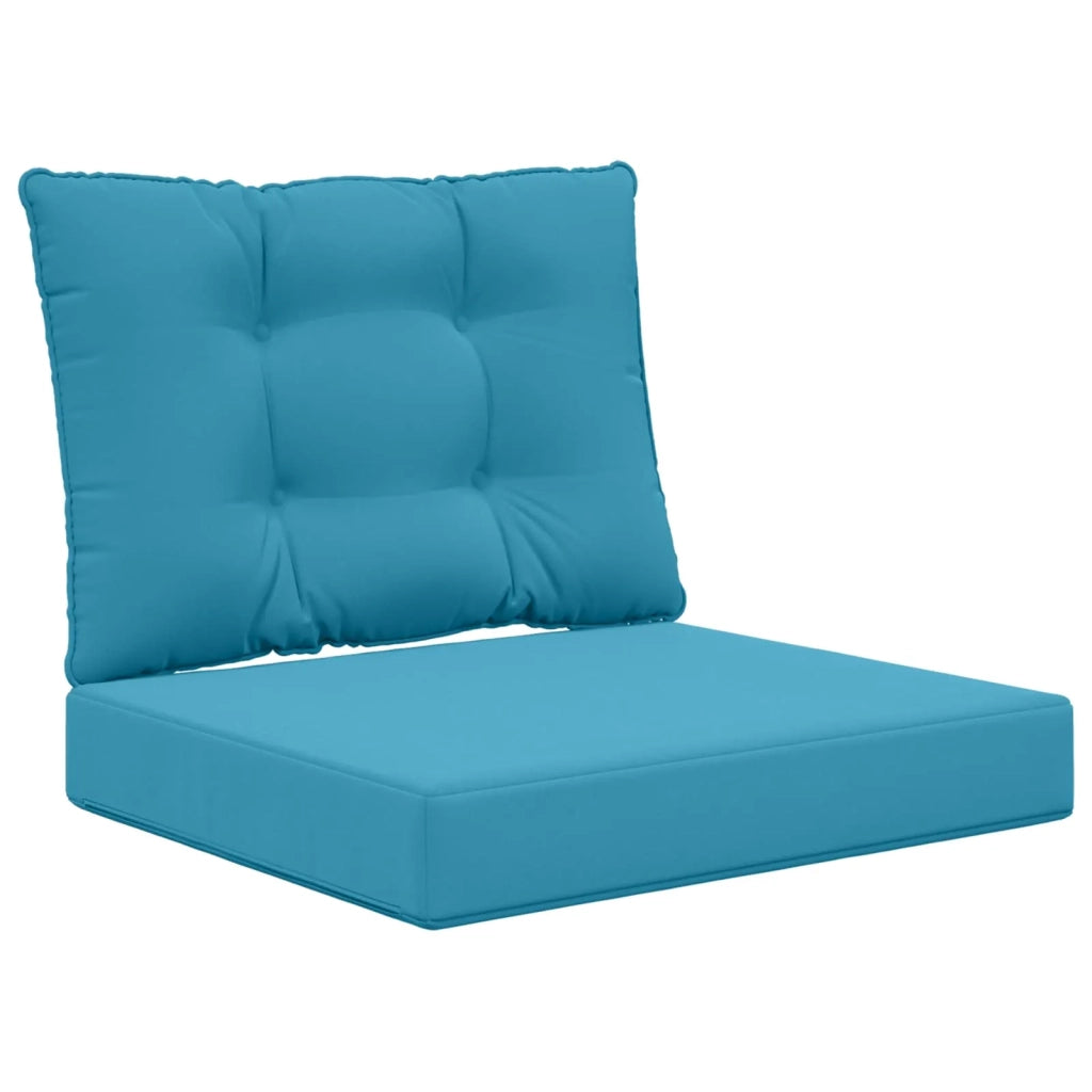 Cuscino per divano da esterno 2 pcs Blu Reale Poliestere 900788