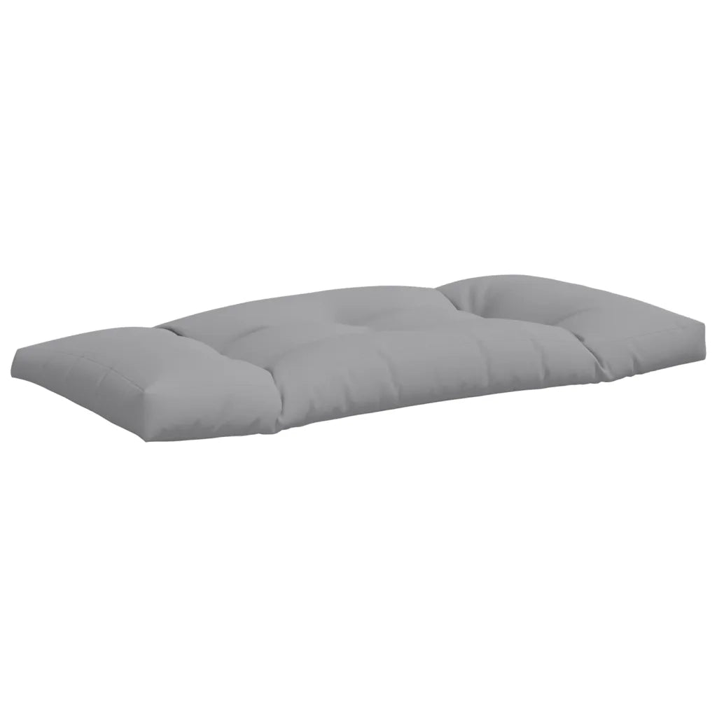 Cuscini per Pallet 2 pz Grigi in Tessuto 360923