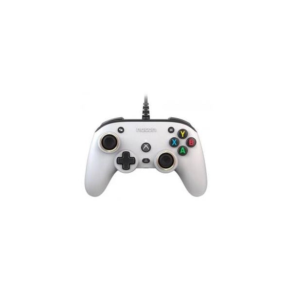 Nacon compact controller pro per xbox serie x/s, xbox one / pc, cavo 3mt, bianco - XBXPROCOMPACTWHITE