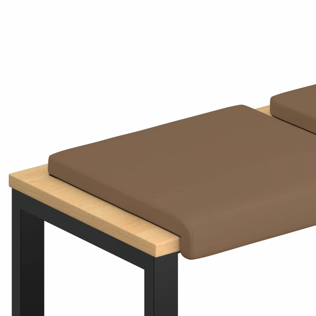 Cuscino per panchina 4 pcs Similpelle Cappuccino 42043116