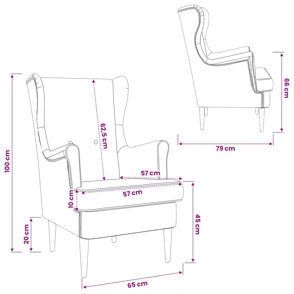 Poltrona Beige ARES 42029875