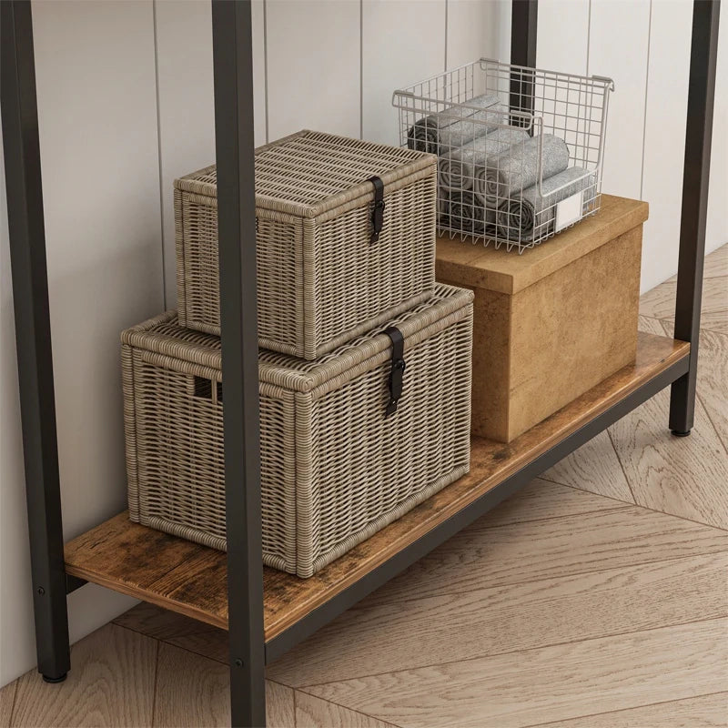 Scaffale per Libri Marrone 100x30x80 cm Ideale per Ogni Ambiente