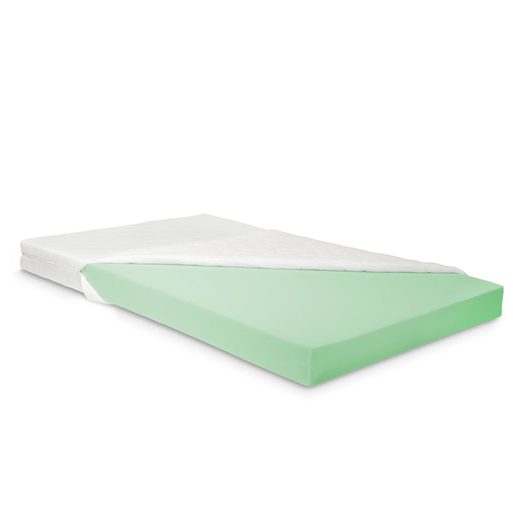 Letto Matrimoniale con Materasso 160x200 cm Testiera Alta con Illuminazione a LED Similpelle - Bianco Corium