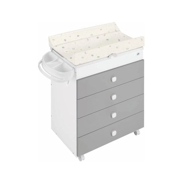 Bagnetto fasciatoio cam 918006 c270 asia 3 cassetti grigio