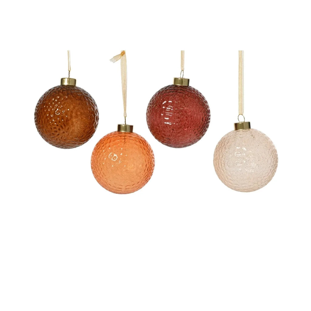 Pallina Vt trasparente glitterata ass d8cm