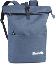 Borsa Classica con Coperchio, 47 x 30 x 14 cm, 19 L, Blu Denim
