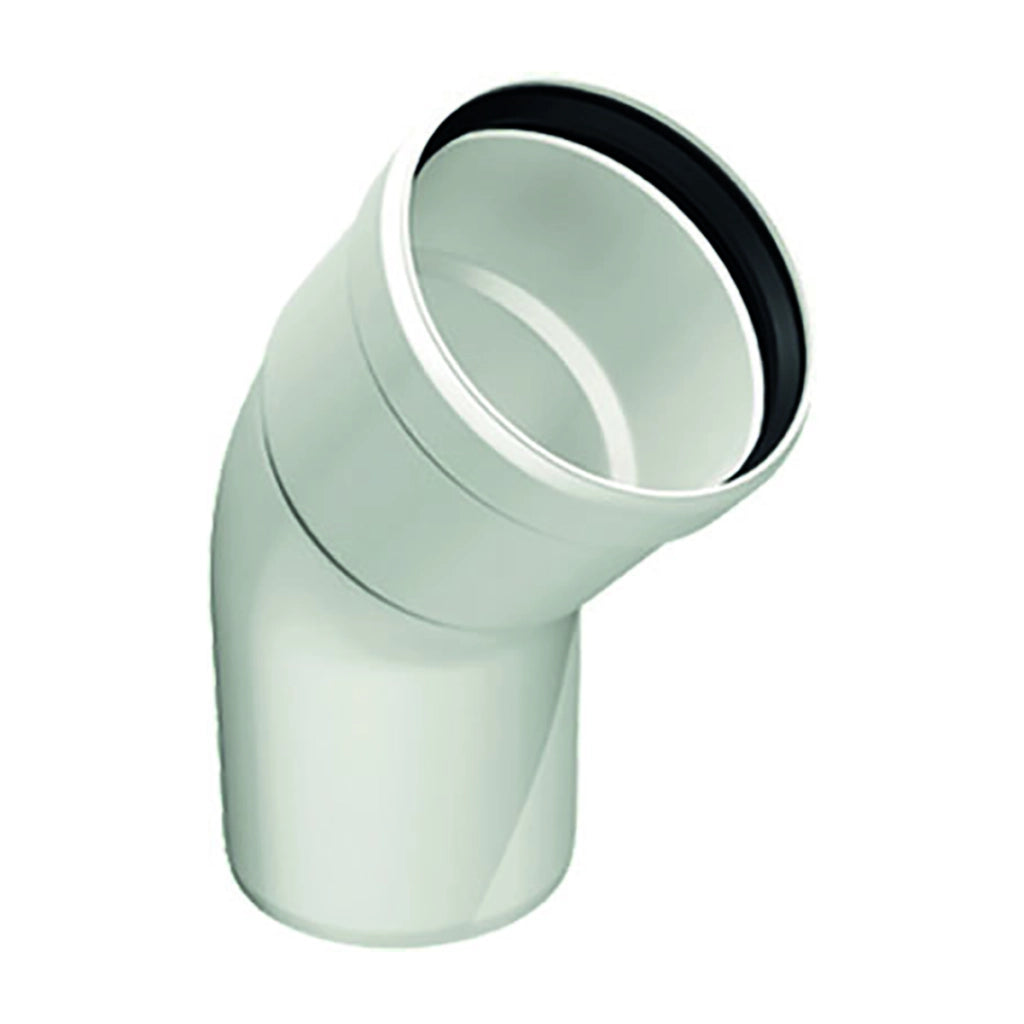 CURVA 45  ° OLIFLEX- Diam. 80- OLIVE- pezzi 1