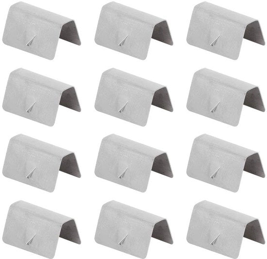 Deflettore 12 pezzi - Viti di fissaggio - Acciaio inossidabile - Deflettore del vento/rovescio - Adatto per HEKO G3 - Migliora la sicurezza di guida - Viti per canali