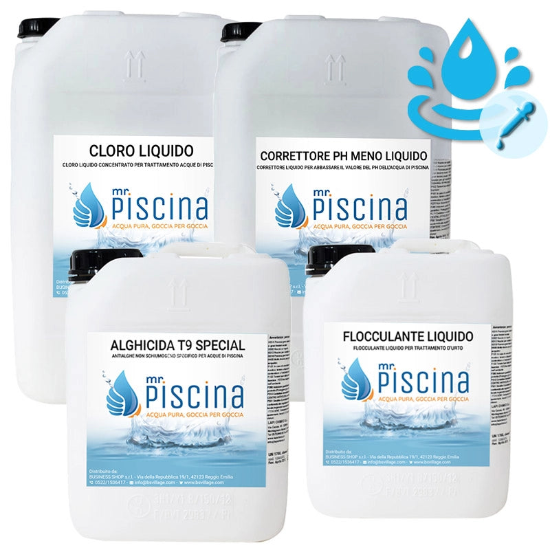 KIT PH e REDOX-CLORO CONTROL per mantenimento acqua Piscina Volume piscina: Da 55 a 100 m³