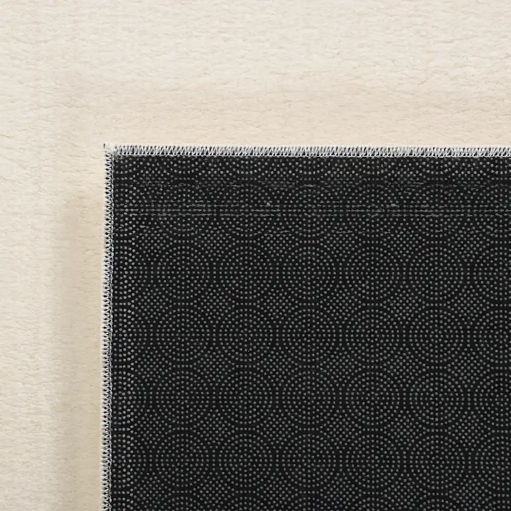 Tappeto Shaggy Crema/Bianco 120x183 cm in Poliestere 353830