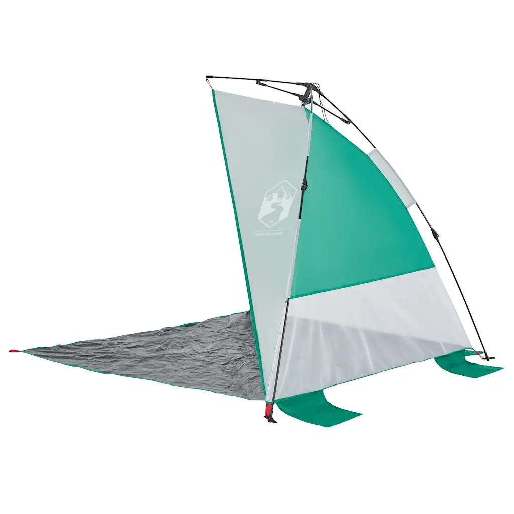 Tenda da Spiaggia Verde Rilascio Rapido Impermeabile 4004153