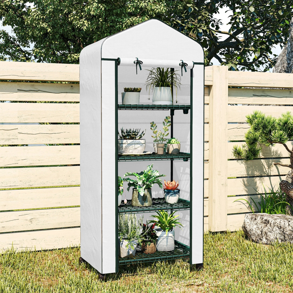 Serra da giardino ¨C Minimal ¨C 69x50x165 cm, bianco