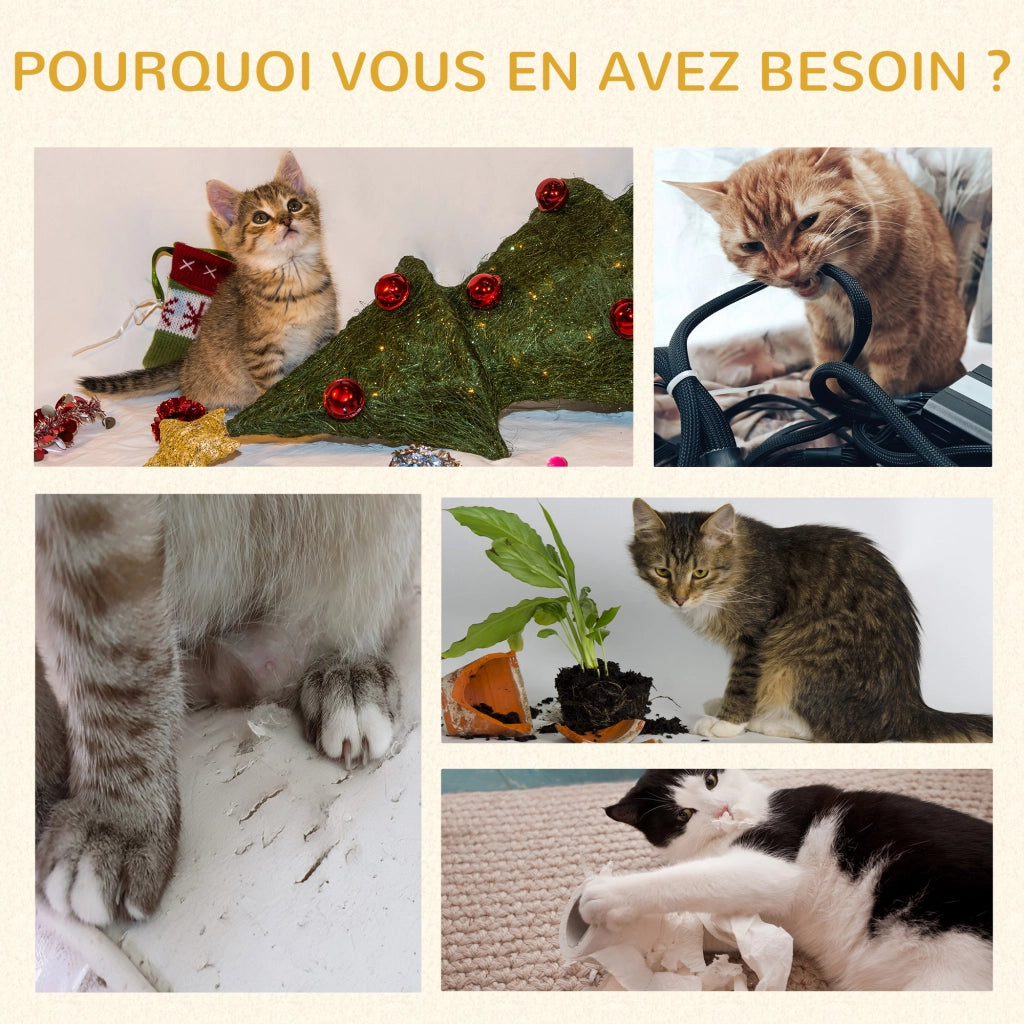 Arbre ¨¤ chat con griffoir, gioco e piattaforme ¨C zephmum ¨C grigio