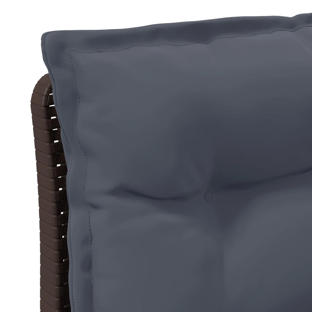 Divano da esterno-Divano da Giardino a 2 Posti con Cuscini Aspetto Rattan PP 563331