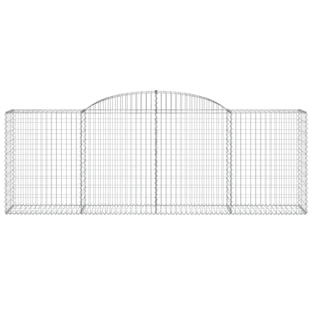 Cesto Gabbione ad Arco 300x50x100/120 cm Ferro Zincato