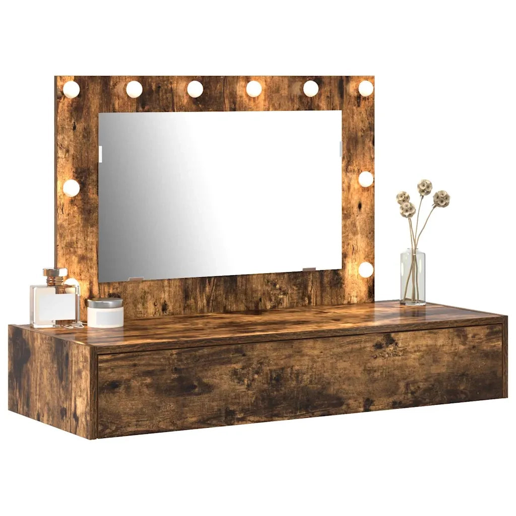 Tavolo da Trucco Marrone 100 x 40 x 70 cm Legno multistrato 865239
