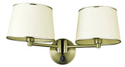 Applique Candellux Ibis 22-01309 ottone bianco 2xE14