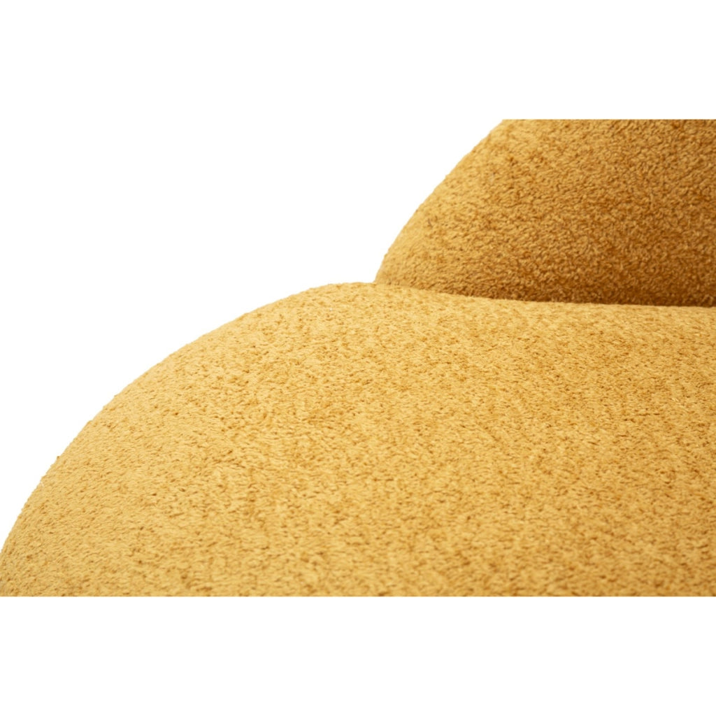 Poltrona VKH1063, Giallo, Spugna, 81x78x64 cm