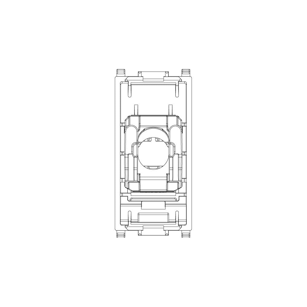 Vimar presa rj45 con connettore netsafe cat.5e cablaggio universale t568a/b 8 contatti