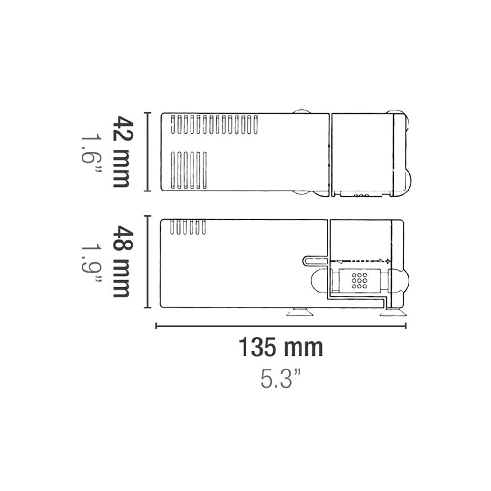 Sicce Micron 300 L/h - Mini Filtro Interno per Acquari