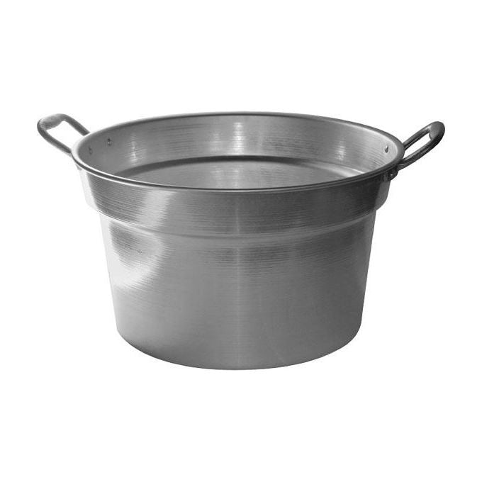 MACHIERALDO 61778 Pentolone Salse Basic Pentolone da Cucina in Alluminio Spessore Fondo mm 1,2-1,6 Diametro cm 56 Altezza cm 31,0 colore Nero
