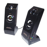 Trade Shop - Casse Multimedia Speaker Cassa Amplificatore Audio Usb Jack Cuffie Mic. X09 -