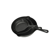 Set 3 Padelle in Ghisa Bistecchiere per Barbecue 50122