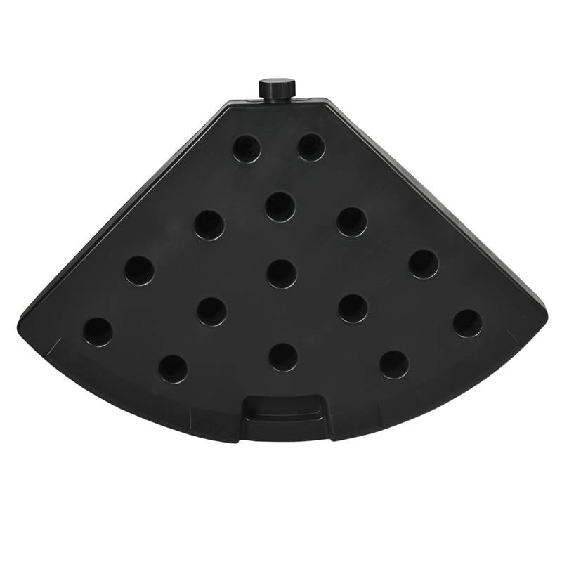 BASE PER OMBRELLONE A BRACCIO IN PLASTICA Ø100X8 CM COLORE NERO