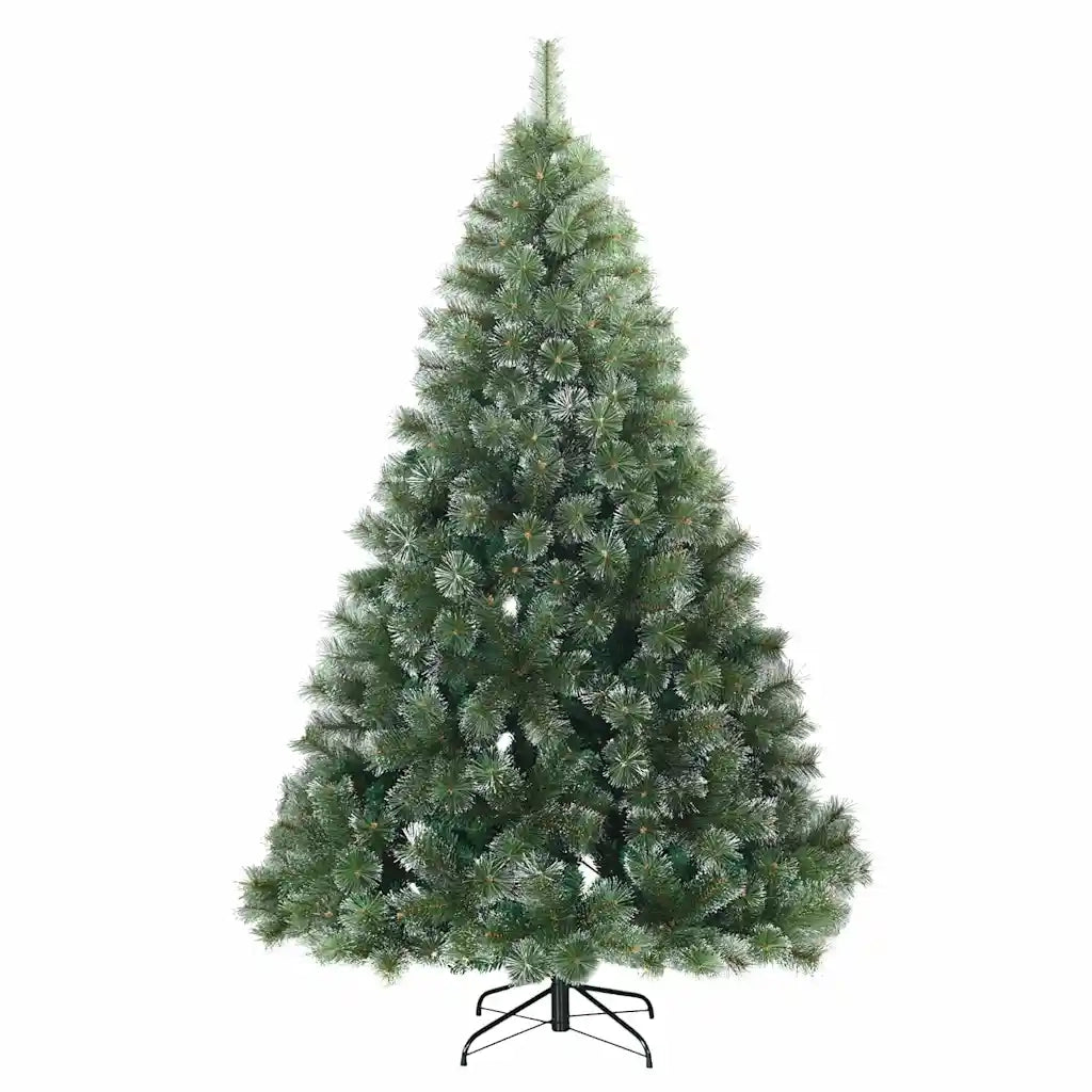 Albero di Natale Artificiale Snodato Foderato di Neve Verde 42019338