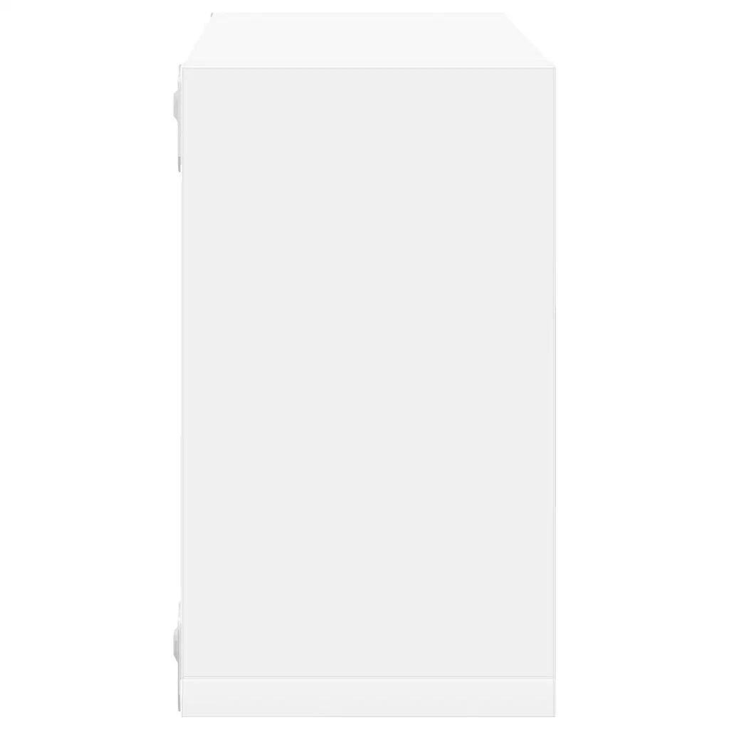 Mensole Parete a Cubo 2 pz Bianche 26x15x26 cm 807025