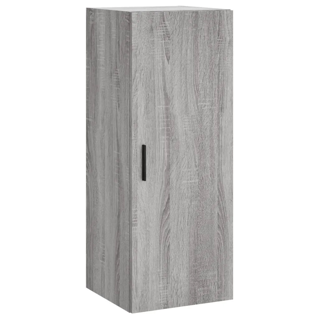Mobile a Parete Grigio Sonoma 34,5x34x90 cm 828874