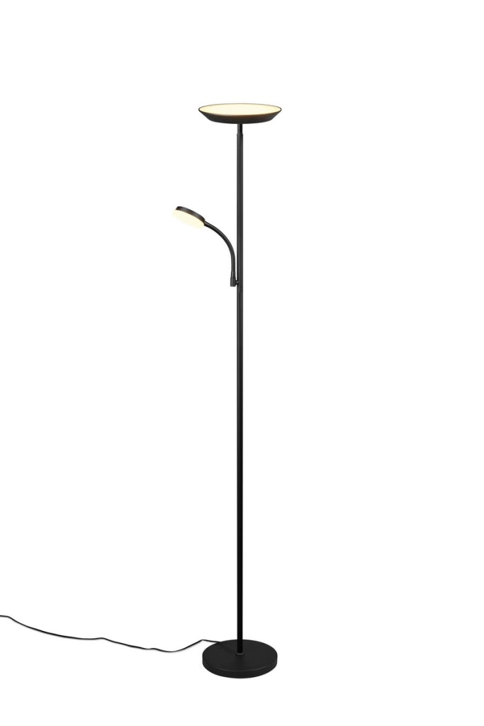 Lampada da terra LED nera dimmerabile 178 cm SPECTER RL