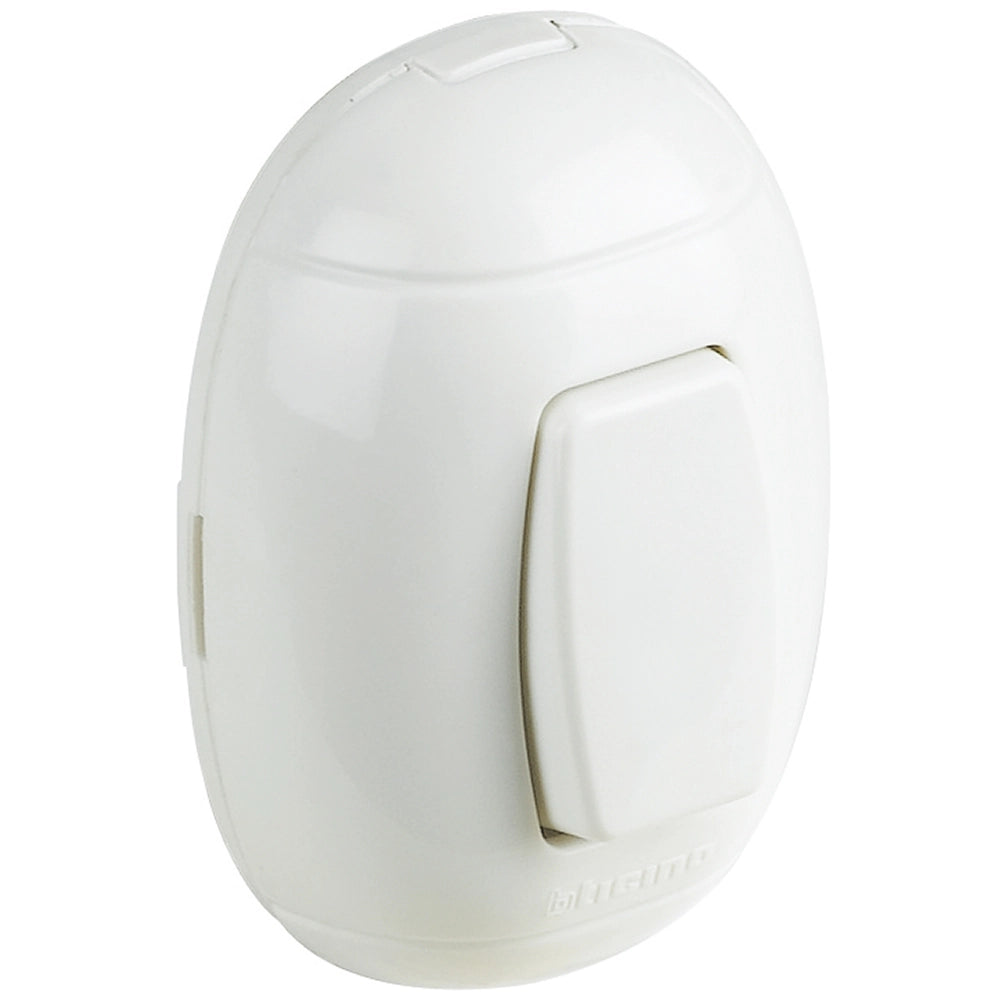INTERRUTTORE 10A BIANCO SERIE OVAL