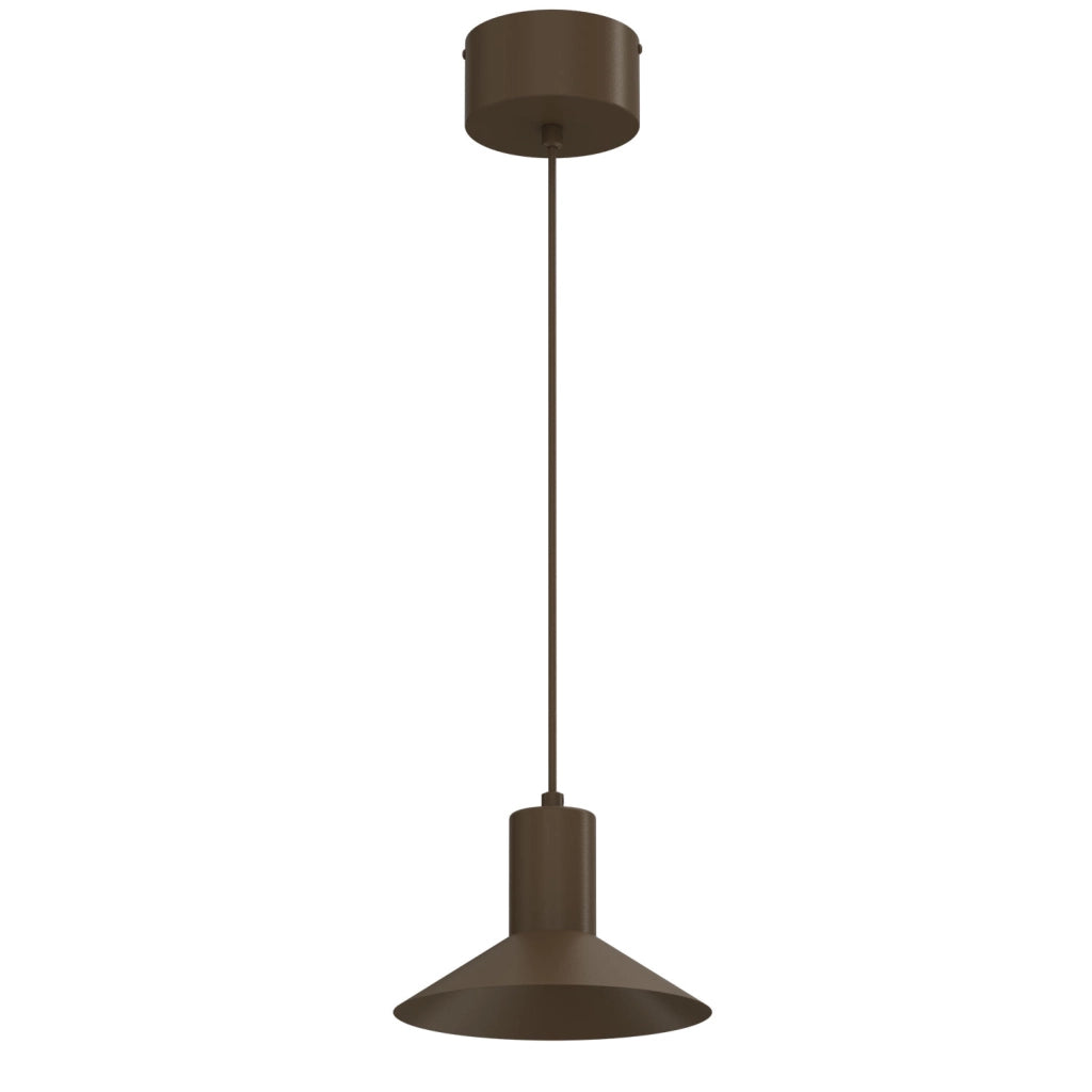 Lampada sospesa Nox 1xGU10 marrone 20 cm Luminex