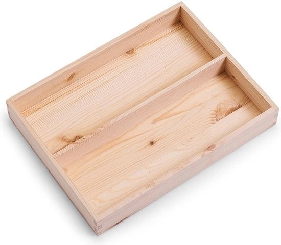 Cassa in legno naturale 40 x 30 cm con 13327