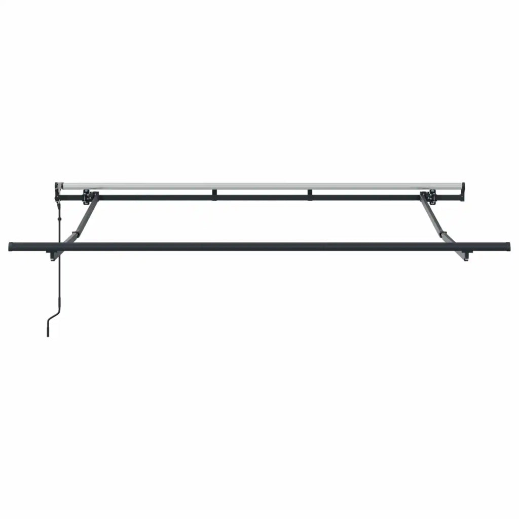 Tenda Retrattile Antracite 350 x 200 cm Tessuto 3329684